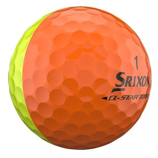 Srixon Q-Star Tour Divide golfballen, geel/oranje