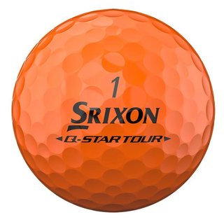 Srixon Q-Star Tour Divide golfballen, geel/oranje