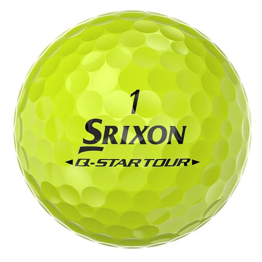 Srixon Q-Star Tour Divide golfballen, geel/oranje