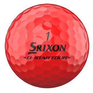 Srixon Q-Star Tour Divide golfballen, geel/rood