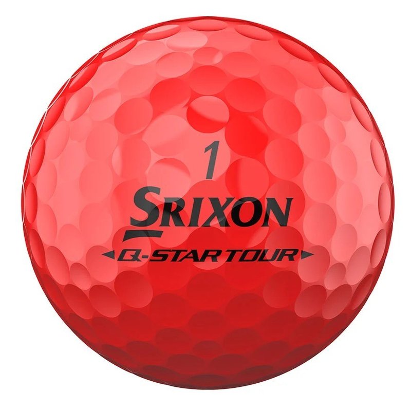 Srixon Q-Star Tour Divide golfballen, geel/rood