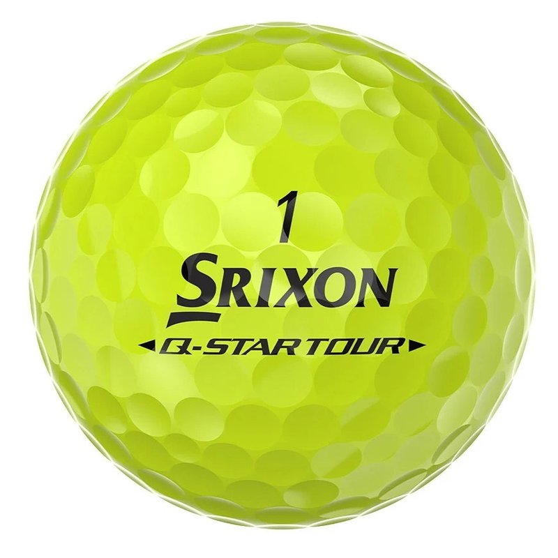 Srixon Q-Star Tour Divide golfballen, geel/rood