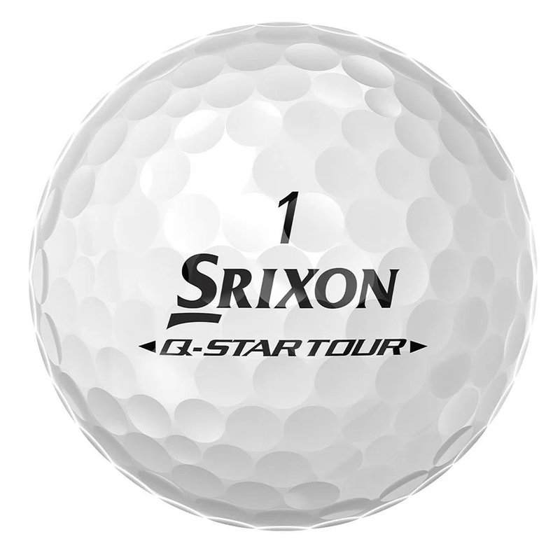 Srixon Q-Star Tour Divide golfballen, wit/lime