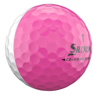Srixon Q-Star Tour Divide golfballen, wit/roze