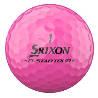Srixon Q-Star Tour Divide golfballen, wit/roze