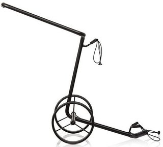 JuStar Black 2-wielige manuele trolley, mat zwart