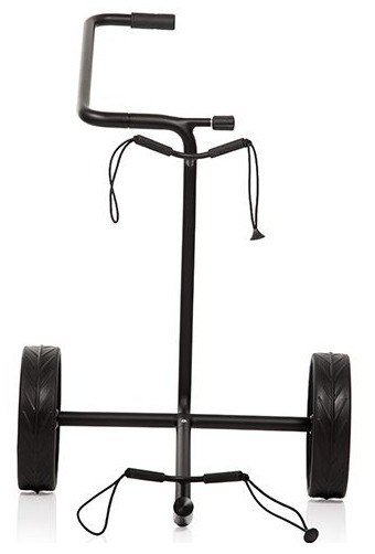 JuStar Black 2-wielige manuele trolley, mat zwart