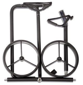 JuStar Black 2-wielige manuele trolley, mat zwart