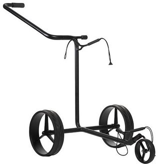JuStar Black 3-Wheeled manuele trolley, mat zwart
