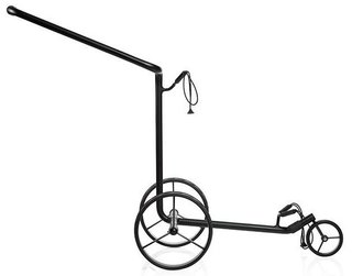 JuStar Black 3-Wheeled manuele trolley, mat zwart