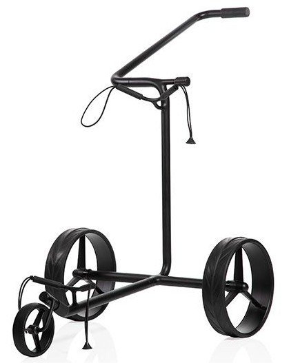 JuStar Black 3-Wheeled manuele trolley, mat zwart