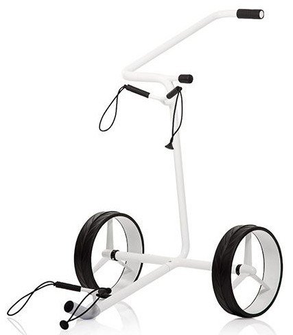 JuStar White 2-Wheeled manuele trolley, glanzend wit