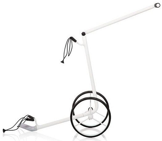 JuStar White 2-Wheeled manuele trolley, glanzend wit