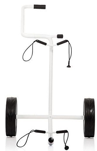 JuStar White 2-Wheeled manuele trolley, glanzend wit