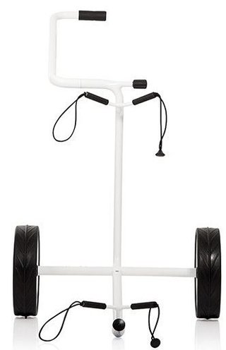 JuStar White 2-Wheeled manuele trolley, glanzend wit