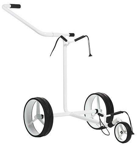 JuStar White 3-Wheeled handwagen, glanzend wit