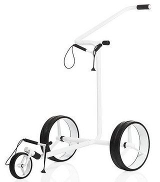 JuStar White 3-Wheeled handwagen, glanzend wit