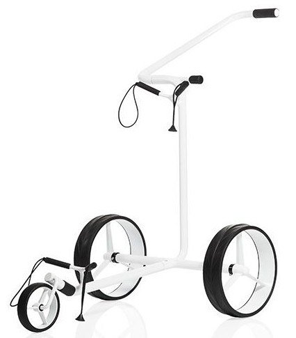 JuStar White 3-Wheeled handwagen, glanzend wit