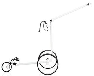 JuStar White 3-Wheeled handwagen, glanzend wit
