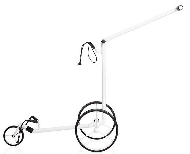 JuStar White 3-Wheeled handwagen, glanzend wit
