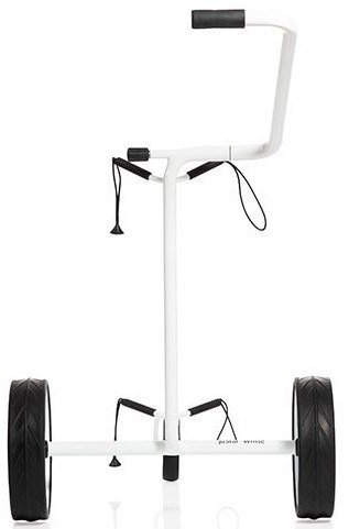 JuStar White 3-Wheeled handwagen, glanzend wit