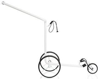 JuStar White 3-Wheeled handwagen, glanzend wit