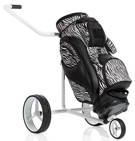 JuStar White 3-Wheeled handwagen, glanzend wit