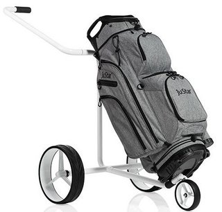 JuStar White 3-Wheeled handwagen, glanzend wit