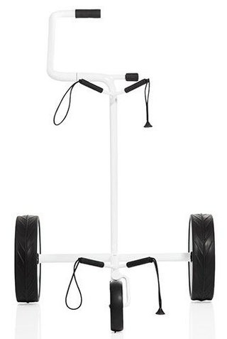 JuStar White 3-Wheeled handwagen, glanzend wit