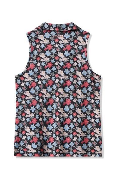 Travis Mathew Course Time dames polo, zwart