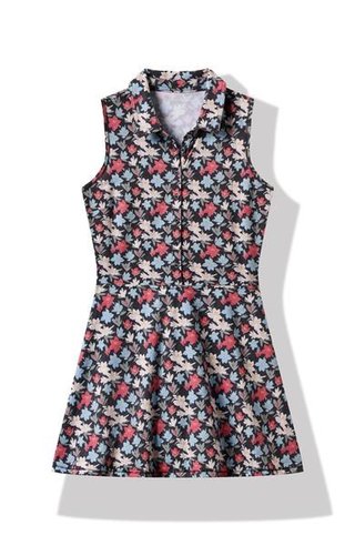 Travis Mathew Featherweight Course Time dames jurk, zwart