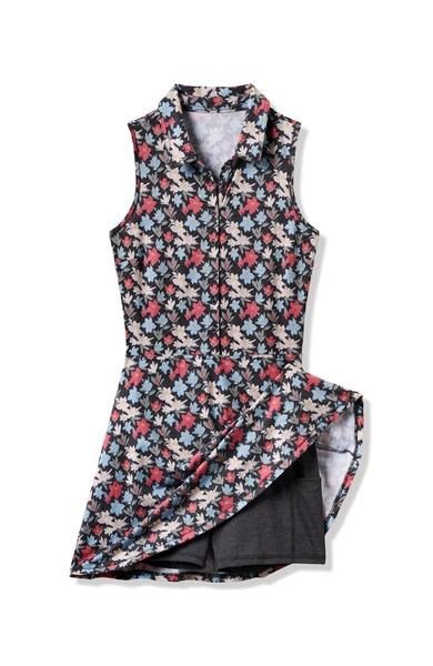 Travis Mathew Featherweight Course Time dames jurk, zwart