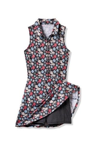 Travis Mathew Featherweight Course Time dames jurk, zwart