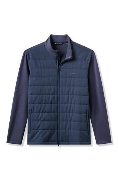 Travis Mathew Point of Sail Full-Zip heren jack, mood indigo