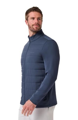 Travis Mathew Point of Sail Full-Zip heren jack, mood indigo