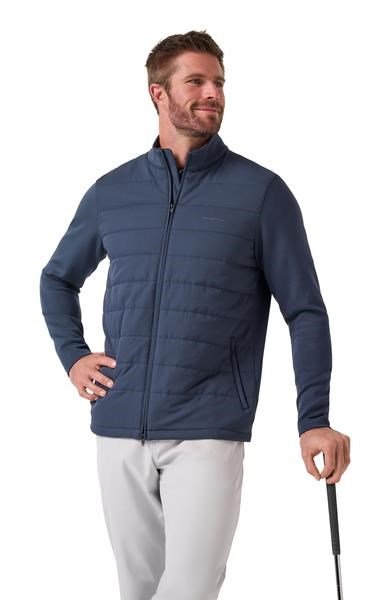 Travis Mathew Point of Sail Full-Zip heren jack, mood indigo