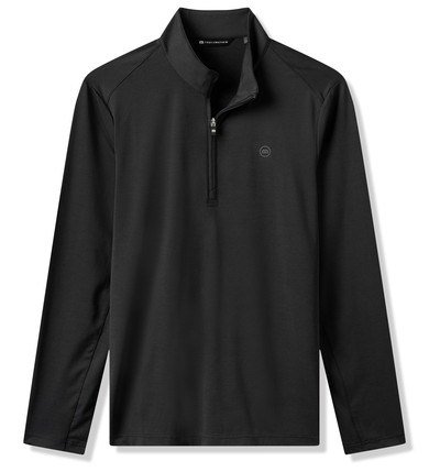 Travis Mathew Heater Pro 1/4Zip heren sweater, zwart