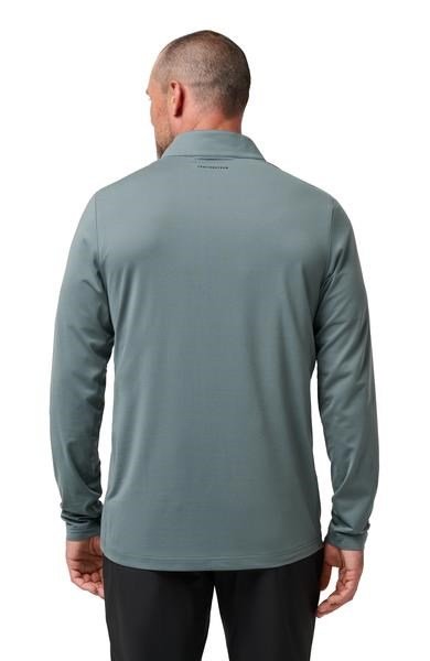 Travis Mathew Heater Pro 1/4Zip heren sweater, balsam green