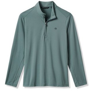 Travis Mathew Heater Pro 1/4Zip heren sweater, balsam green