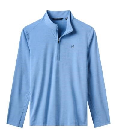 Travis Mathew Heater Pro 1/4Zip heren sweater, pacific coast