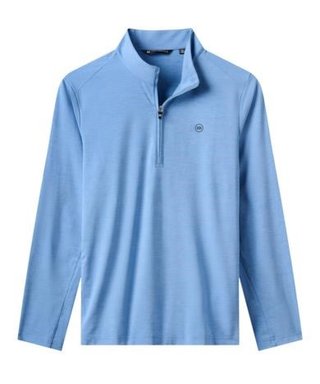 Travis Mathew Heater Pro 1/4Zip heren sweater, pacific coast