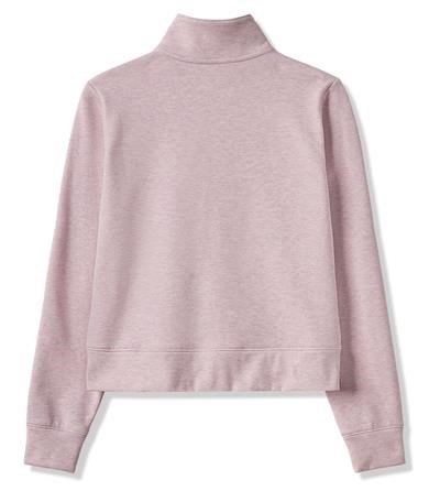 Travis Mathew Cloud Fleece Half-Zip dames sweatshirt, heather violet ice