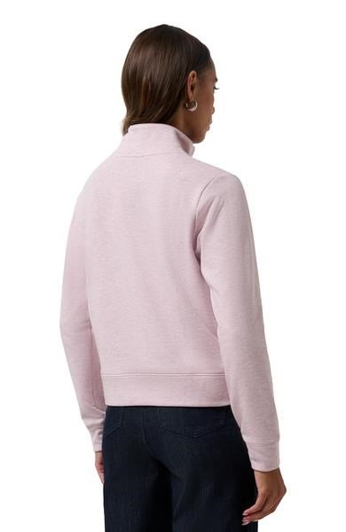Travis Mathew Cloud Fleece Half-Zip dames sweatshirt, heather violet ice