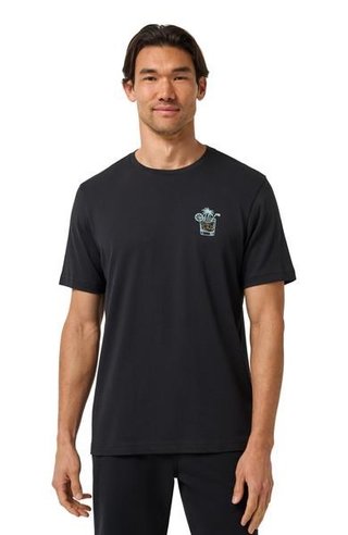 Travis Mathew Beverage Cart heren t-shirt, zwart