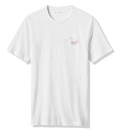 Travis Mathew Founding Member heren t-shirt, wit