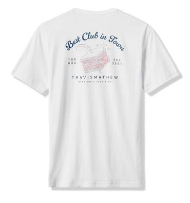 Travis Mathew Founding Member heren t-shirt, wit