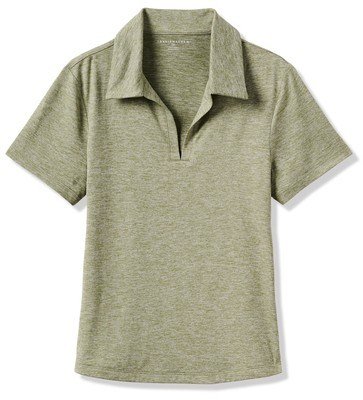 Travis Mathew Skyloft Light dames polo, heather oil green