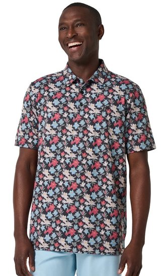 Travis Mathew Featherweight Fairway Fit heren polo, zwart