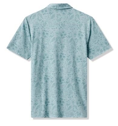 Travis Mathew Featherweight Paradise heren polo, forget me not