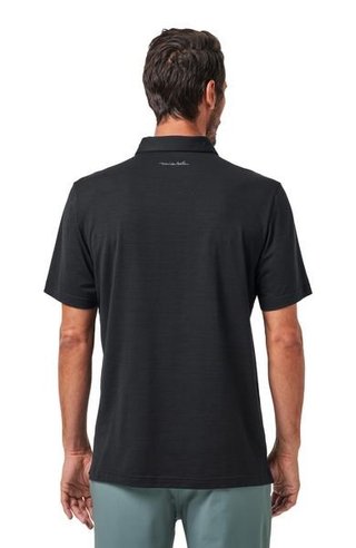 Travis Mathew The Heater heren polo, zwart